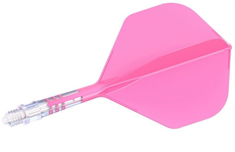 Cuesoul aletta per freccette/Asta ROST T19 Carbon Asta Pink/Pink Standard Flights