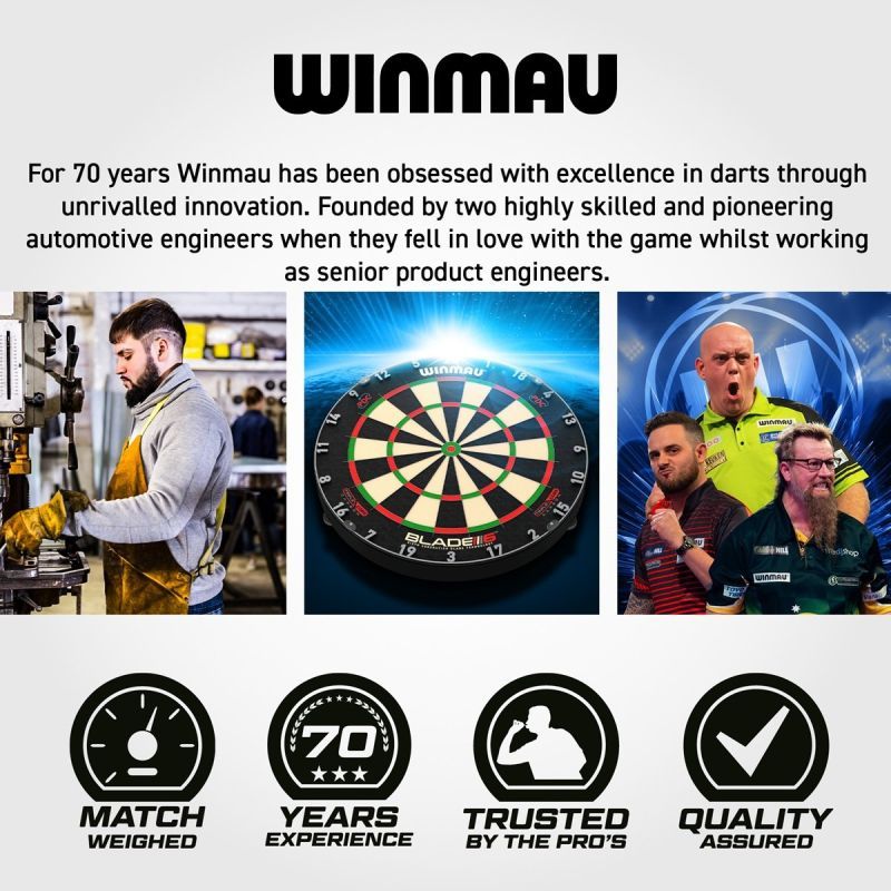 Winmau Lunaris Parallel Switch Point 90% Steeldarts 23/25 Gram Steeldarts