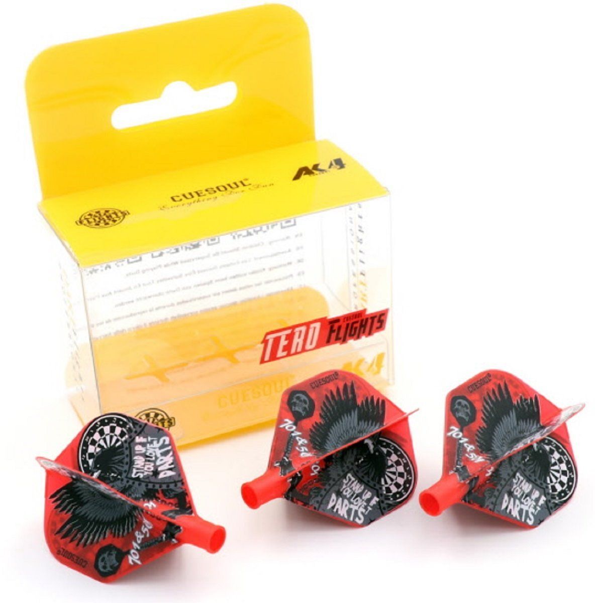 Cuesoul TERO AK4 Dart Flight Eagle Red Standard Flights