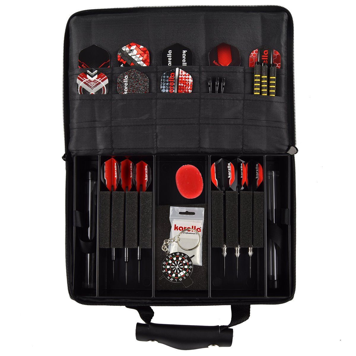 Darttasche MASTER PAK Kunstleder Edition mit Ordnung zum Erfolg Dart Tasche