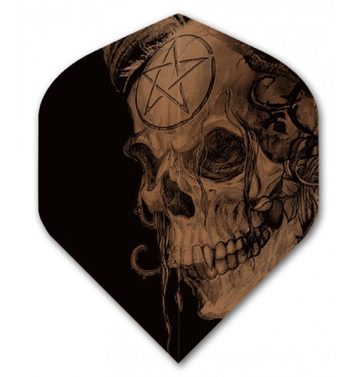 Dart Flights Alchemy Samian Skull Flights