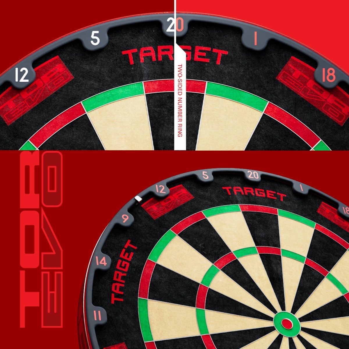 Target TOR EVO Professional Dartboard Bristle Board