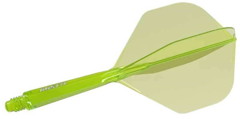 Cuesoul aletta per freccette/Asta ROST 77 Trasparente Verde standard grande Flights