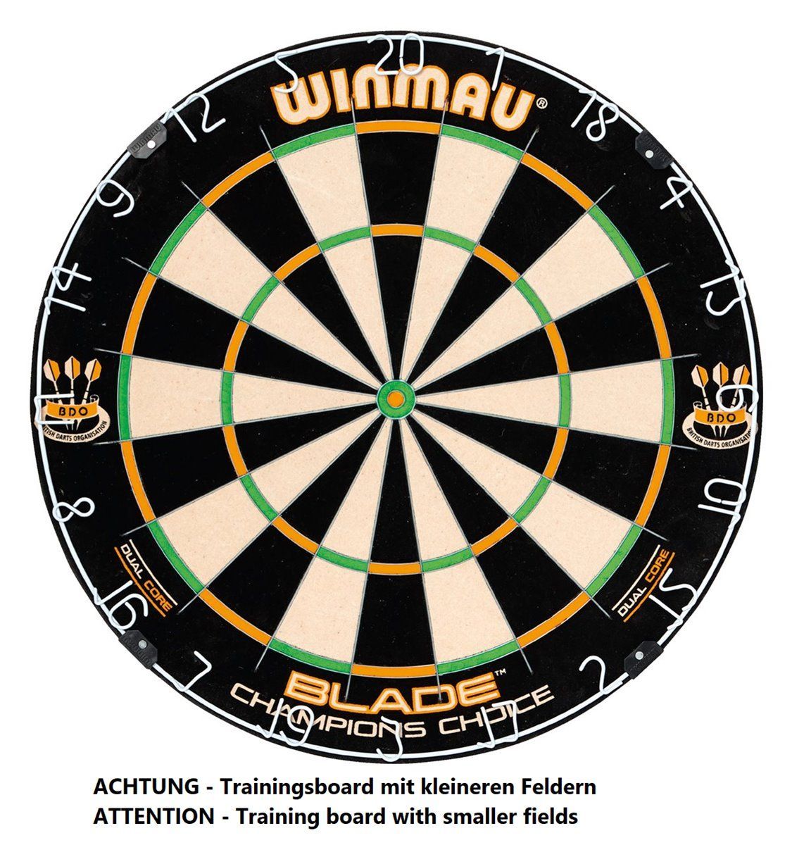 Dartboard WINMAU Original "Blade Champions Choice - DUAL CORE" Bristle Board