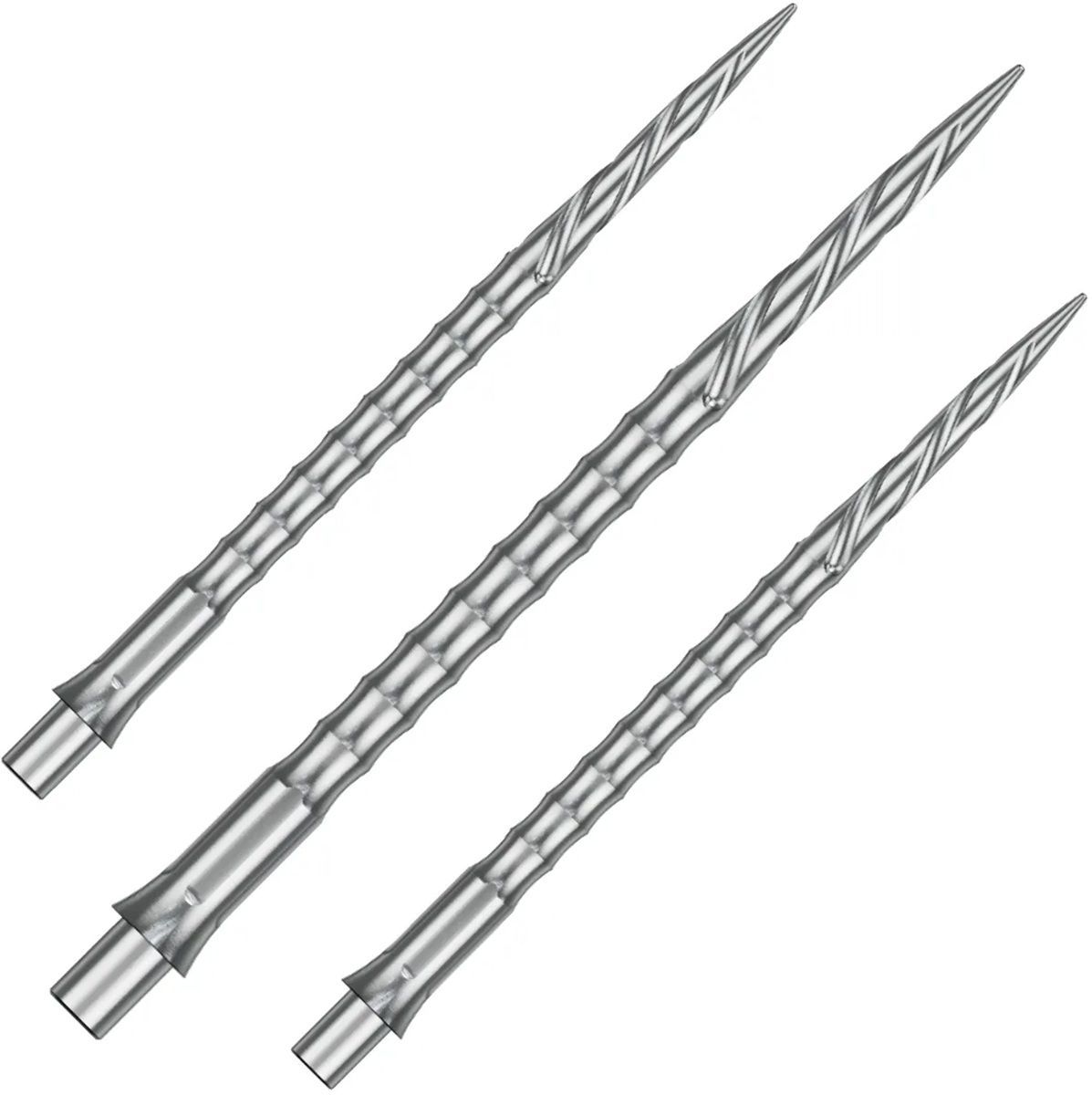 Precise180 EVO Steeldartspitze Silber Spiro 28/32/36/40 mm Wechselspitzen