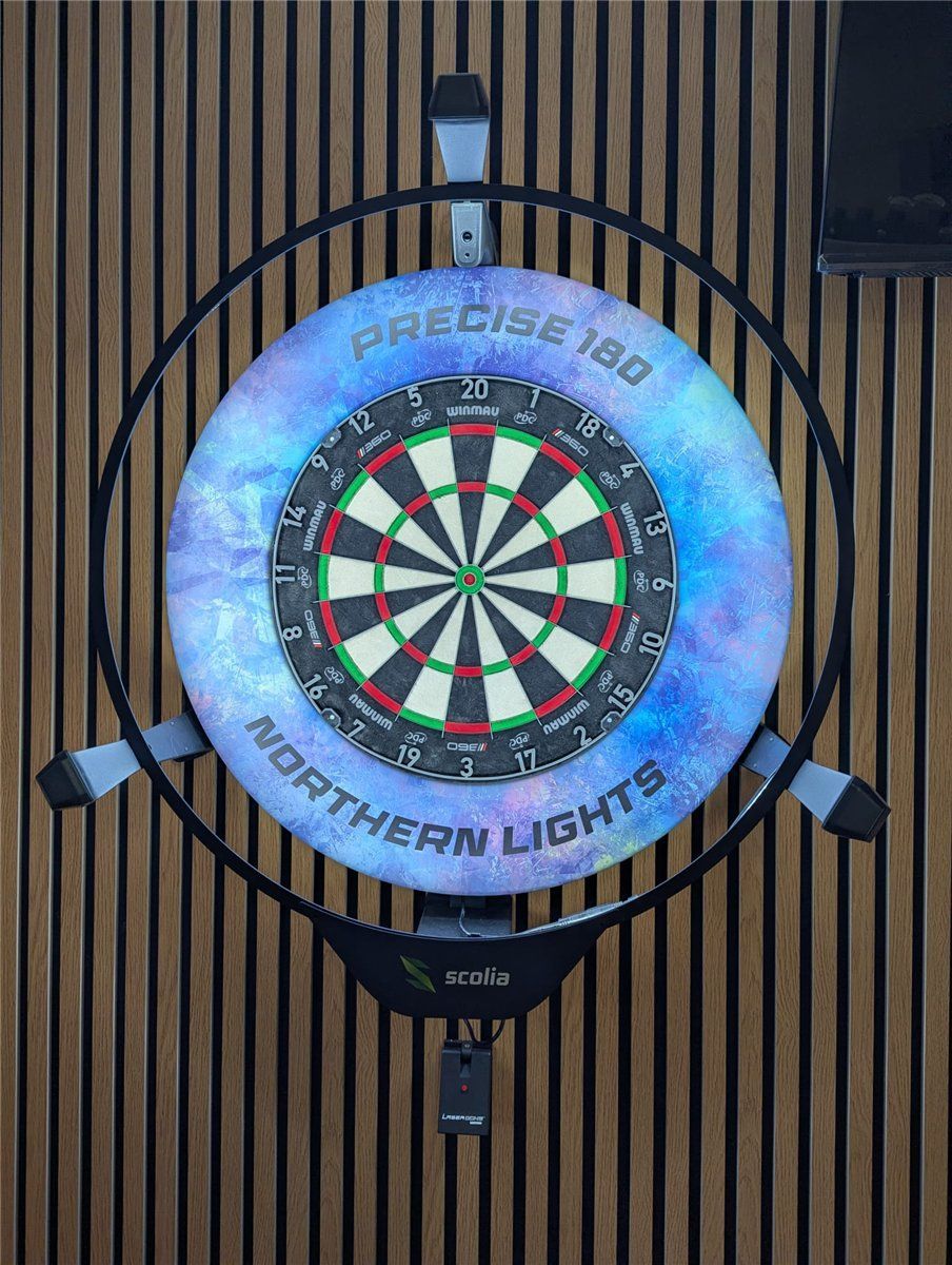 1 Part Precise180 Northern Lights Dart Catchring Dart Surround Auffangring