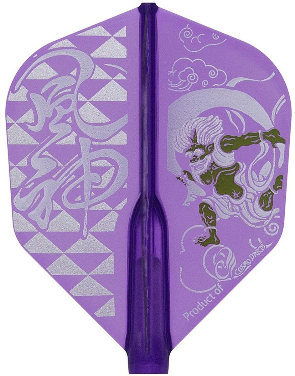 Cosmo Darts Fit Flights Air Printed Series FUJIN-RAIJIN Shape Flights