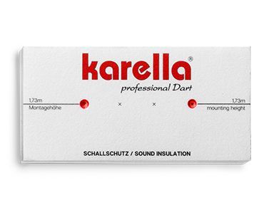Karella Schallschutz für Steeldartboards Steel Dartscheibe Schallschutz