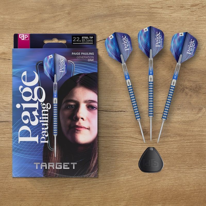 Target Paige Pauling SP 90% Freccette Steel Tip 22 Grammi Steeldarts