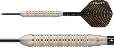 Mission Voltex Silver Electo Knurled Brass Darts Steeldarts M2 25g Steeldarts