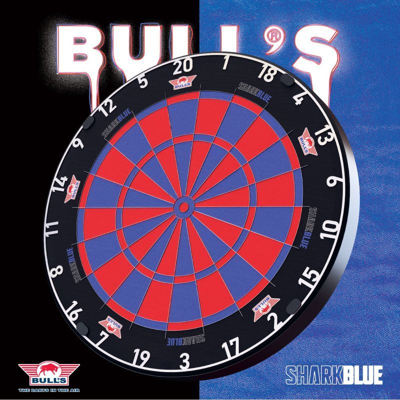 Bull's NL Shark Pro Blue Dartboard Bristle Board