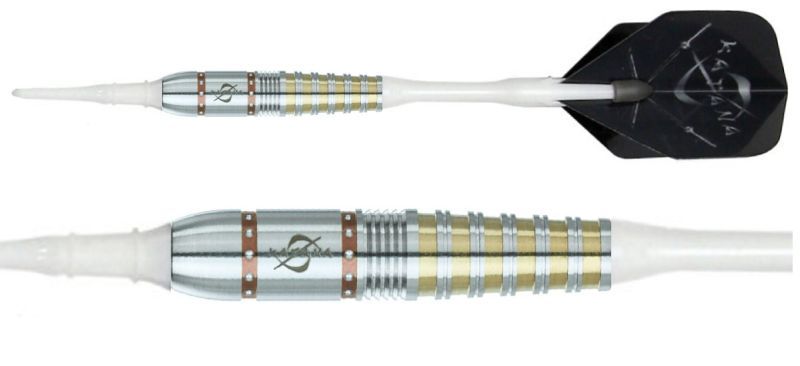Dynasty Katana "Ortega 2" Nobuhiro Yamamoto 90% Le mie freccette elettroniche Soft Tip 17,5 Grammi Softdarts