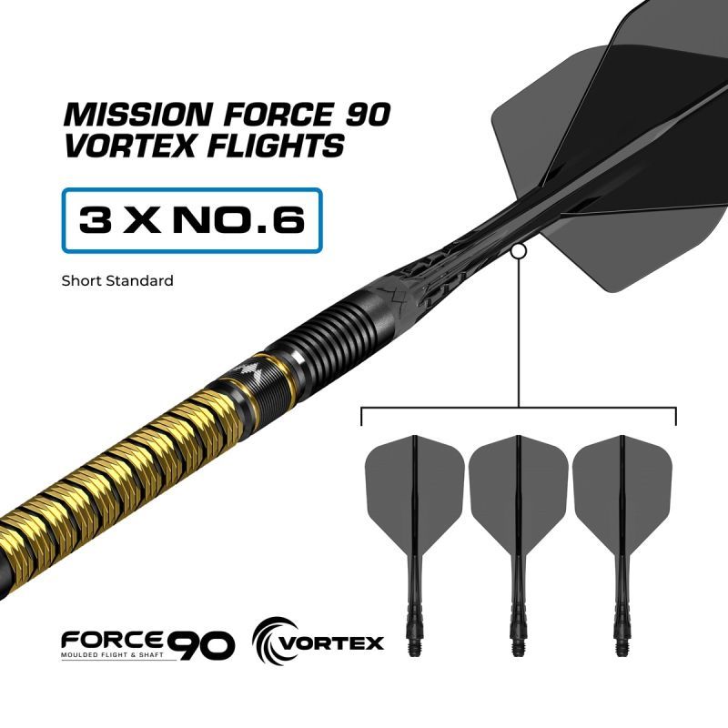 Mission Divine Darts Jake Kenyon RP 95% Steeldarts 24 Gram Steeldarts