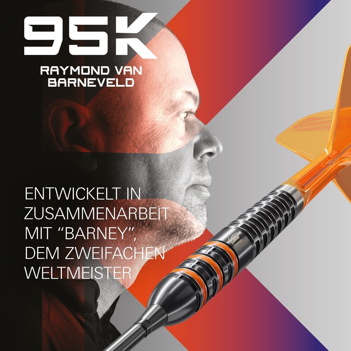 Target Raymond van Barneveld 95K SP 95% Steeldarts 21/23/25 Gram Steeldarts