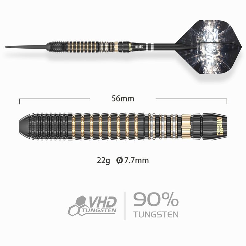 ONE80 T-Core TC4 Steeldarts 22 Gramm Steeldarts