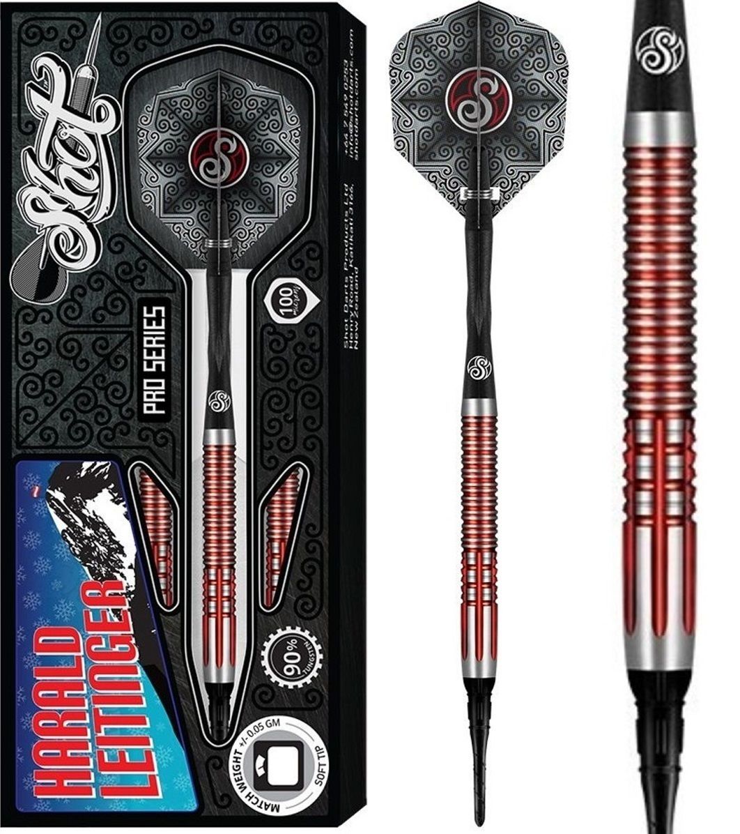 SHOT! Harald Leitinger 90% Tungsten Softdarts 20 Gramm Softdarts