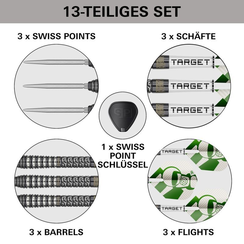 Target Charlie Manby SP 95% Steeldarts 22/23/25 Gram Steeldarts
