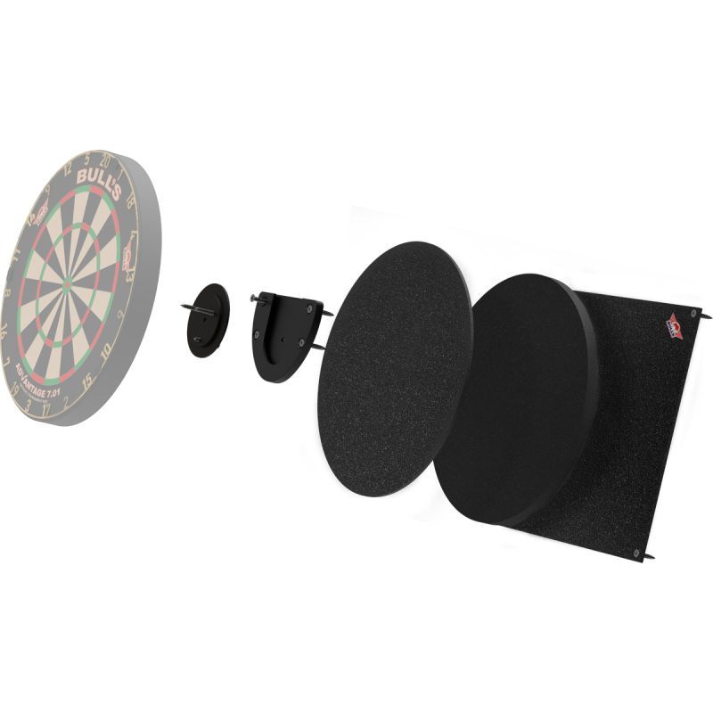 Bull´s sound reduction system Steel Dartscheibe Schallschutz