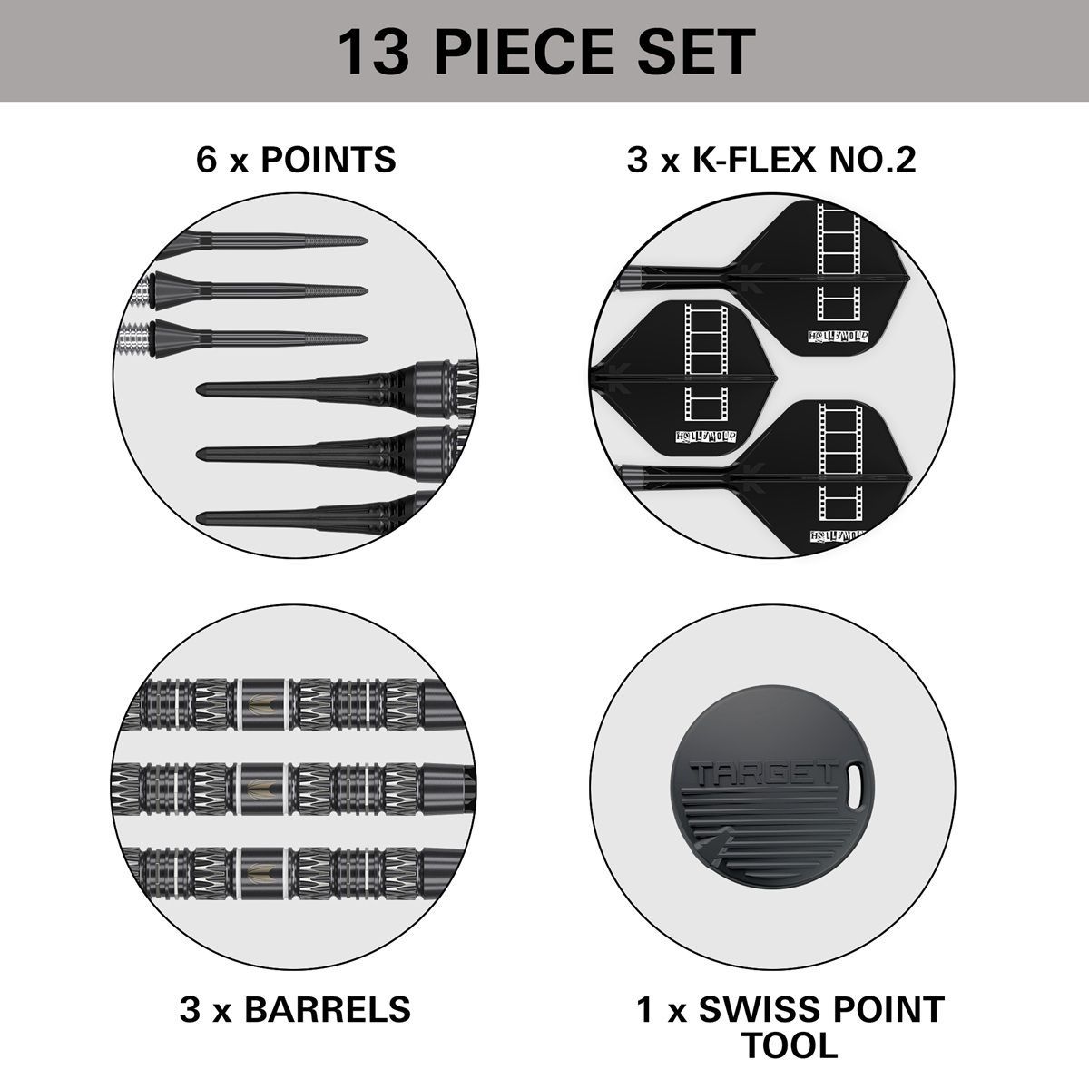 Target Chris Dobey 95K 95% Softdarts 18 Gramm Softdarts