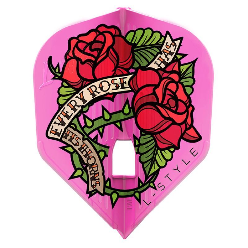 L-Style Champagne Flights Pro Kami Signature Lisa Ashton V1 Pink L3 Shape Flights