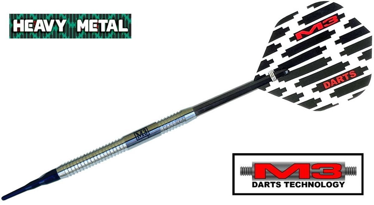 Dart-Set Soft Dart M3 Heavy Metal Shark 21 Gramm Softdarts