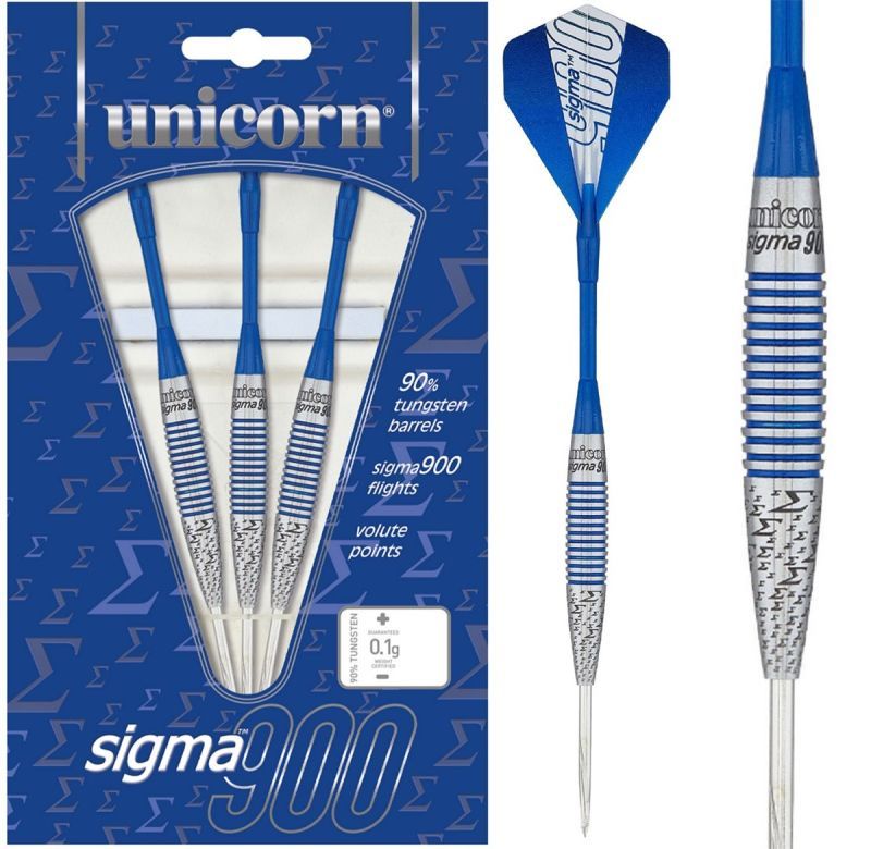 Unicorn Sigma 900 Stability 90% Steeldarts 21/22/23/24/25 Gramm Steeldarts