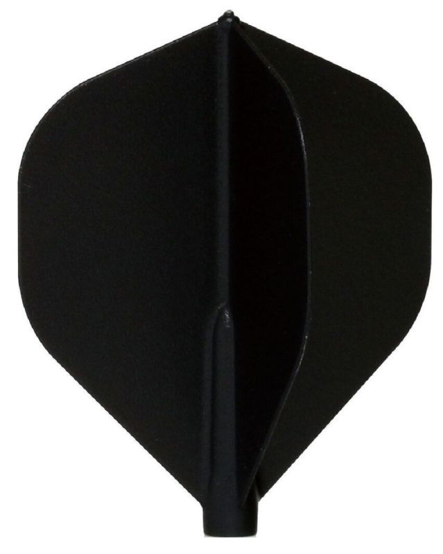 2 Set Cosmo Darts Fit Flights Schwarz Standard Flights