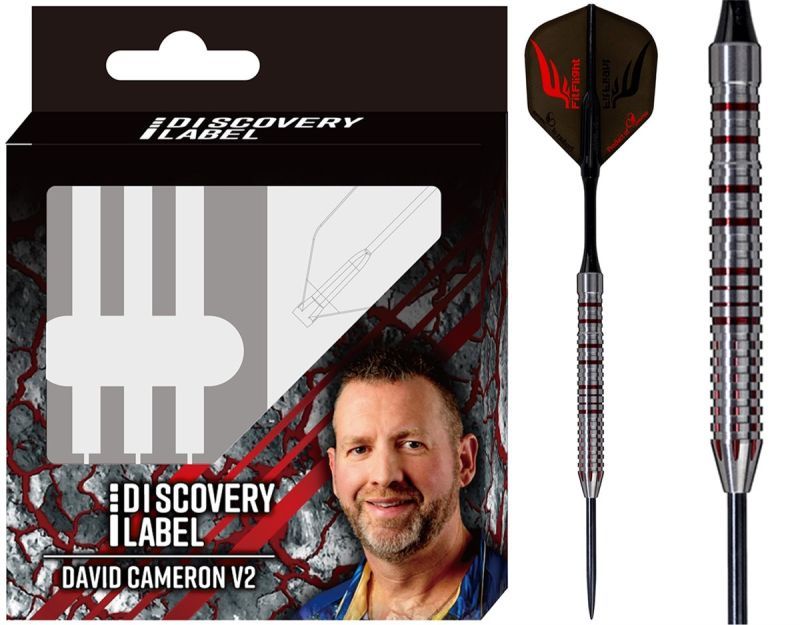Cosmo Darts Discovery Label David Cameron V2 Steel Dart 24 Gramm Steeldarts