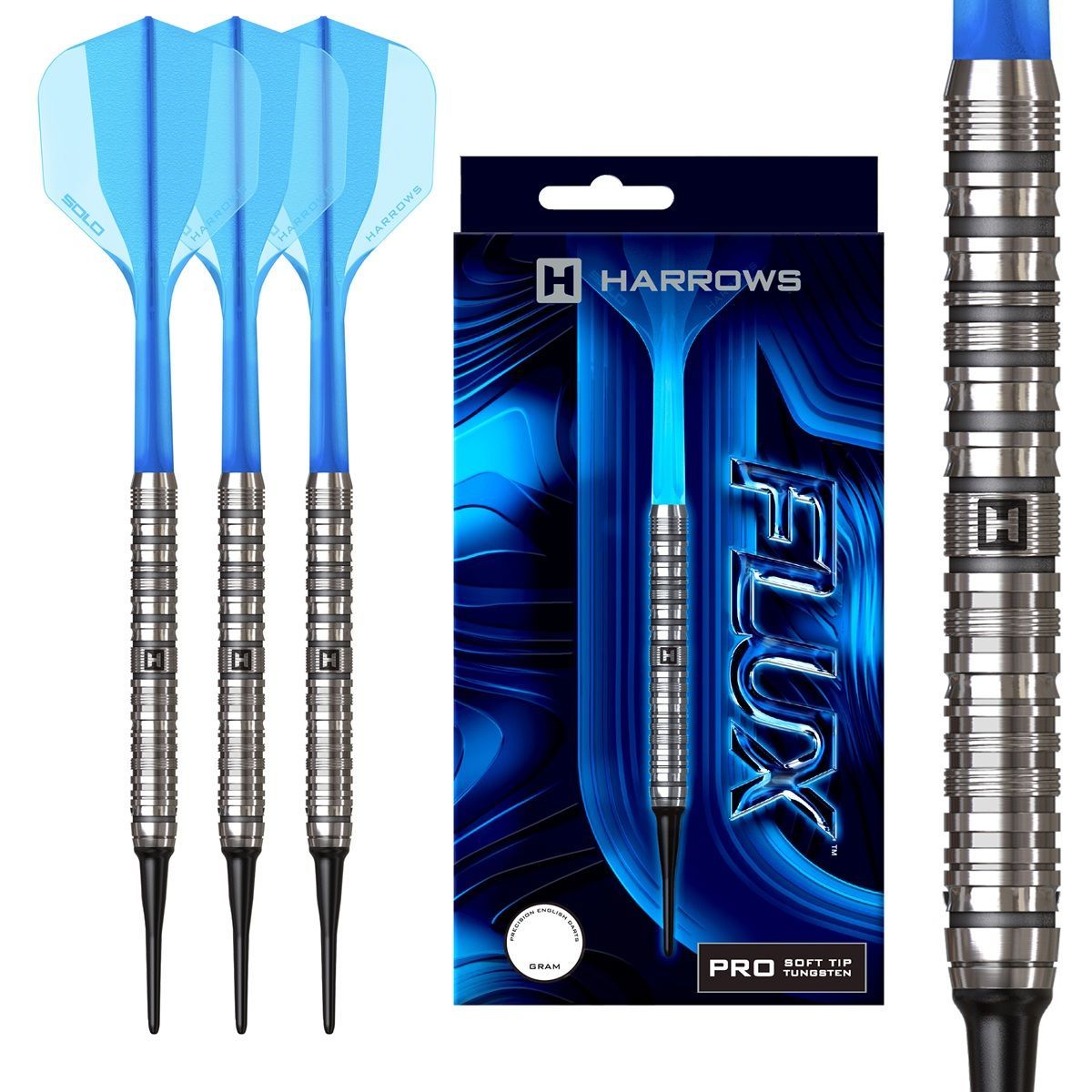 Harrows Flux Tungsten Pro Softdarts 20 Gram Softdarts