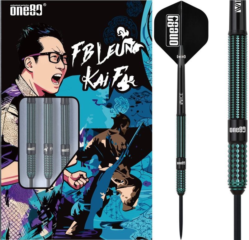 One80 FB Leung V3 Signature Dart 90% Steeldarts 24 Gramm Steeldarts