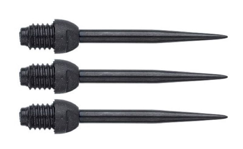Winmau 2BA Wechselspitzen Stahl-Karbon für Soft auf Steel Schraubspitzen Tips