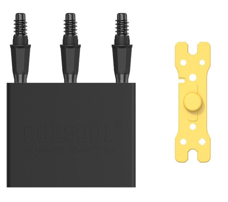 Cuesoul OTO Wechsel Spitzen Conversion Points V Cuts Gun Grey No.5 Schraubspitzen Tips