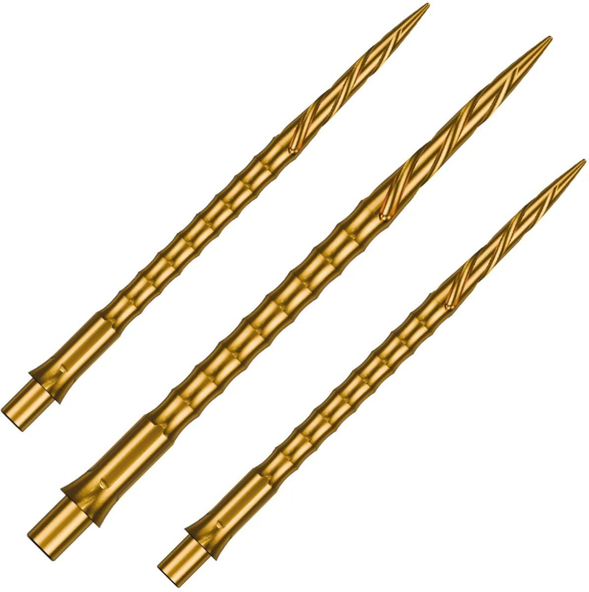 Precise180 EVO Steeldartspitze Gold Spiro 28/32/36/40 mm Wechselspitzen