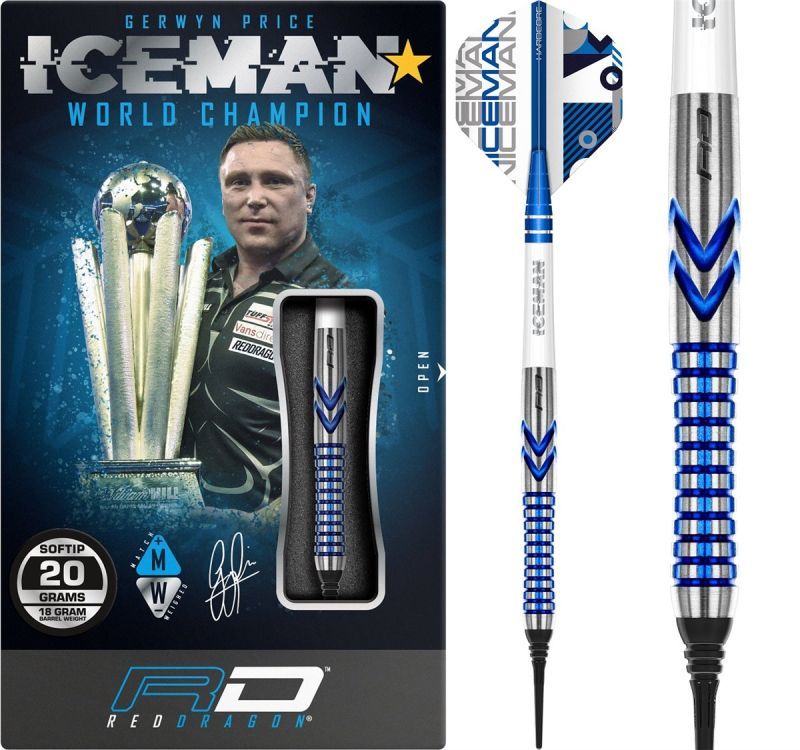 RedDragon Gerwyn "Iceman" Price Contour Softdarts 20 Gramm Softdarts