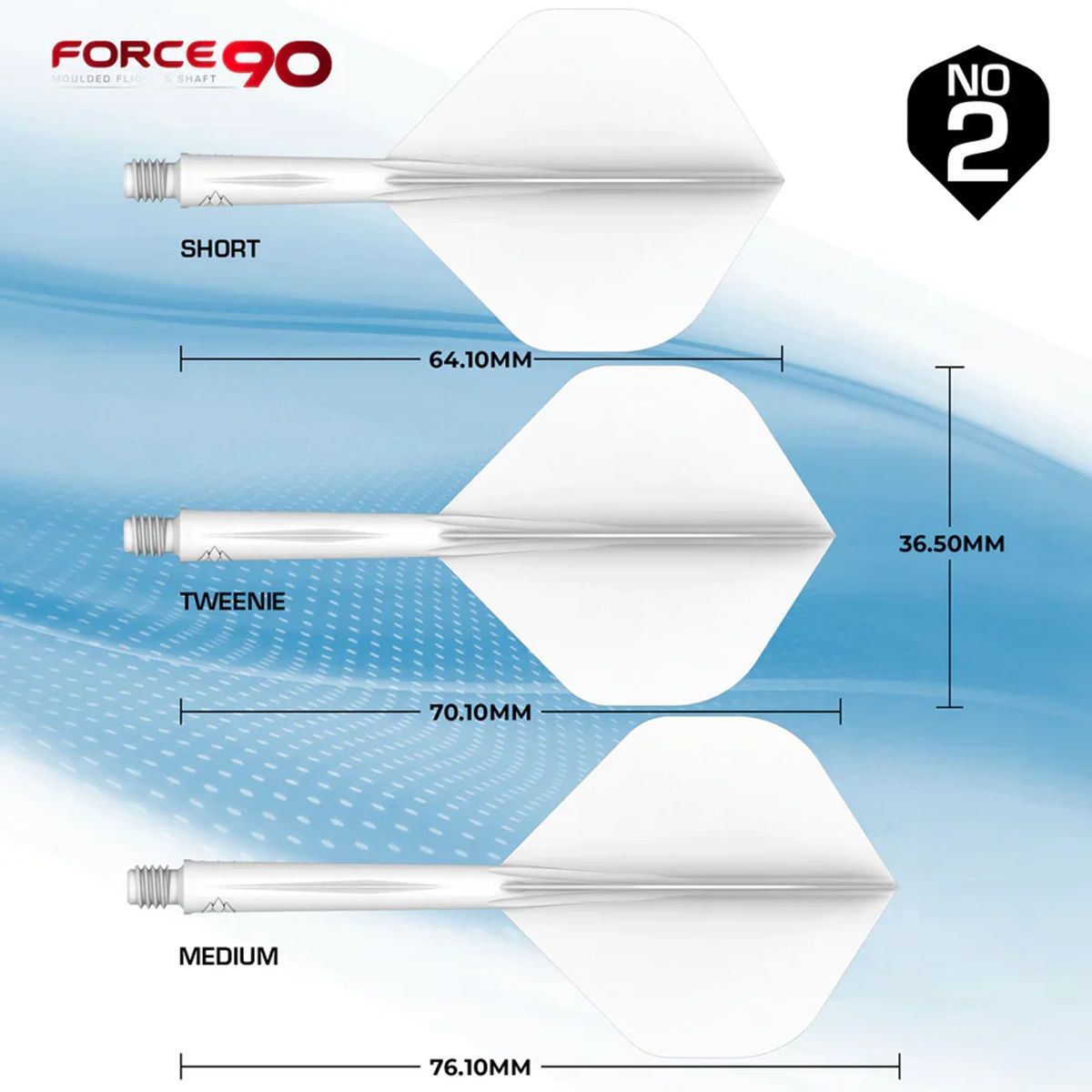 Mission Force 90 Standard No.2 – Sistema Flight/Shaft per Freccette Shafts