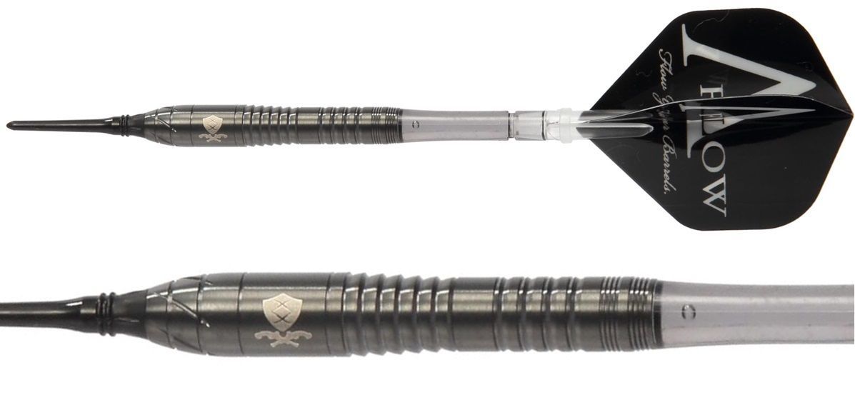 Dynasty Black Line Premium "The Corsair" Cyril Blot No.5 90% Le mie freccette elettroniche Soft Tip 18 Grammi Softdarts