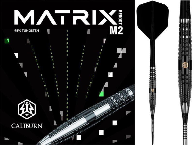 Caliburn Matrix Reboot M2 95% Steeldarts 22/24/26 Gramm Steeldarts