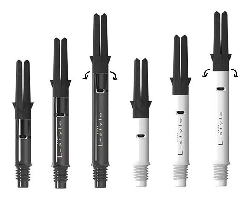 L-Style Dart Schafts L-Shaft Carbon Spinner Spin-Effekt Shafts