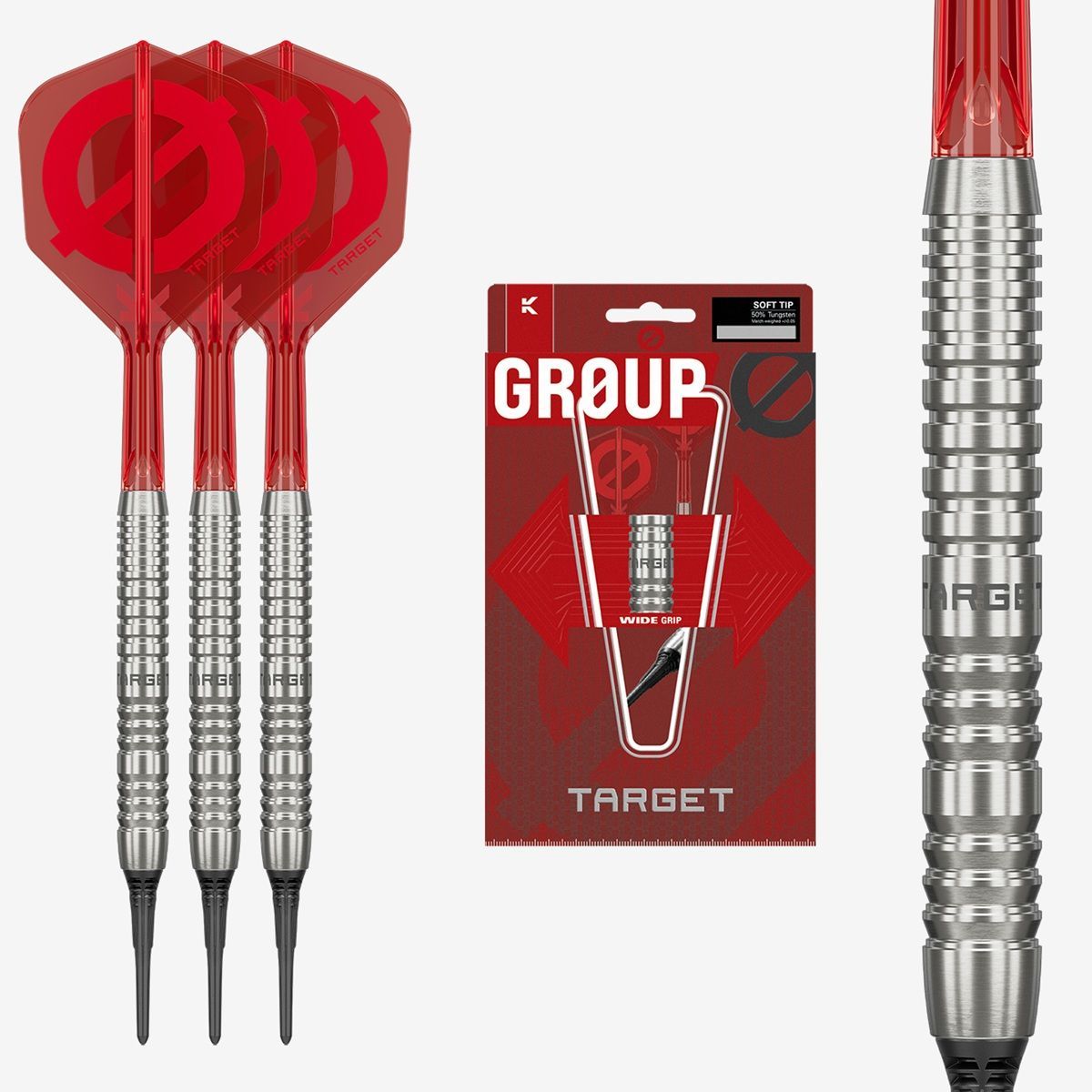 Target Group 12 50% Softdarts 18/20 Gram Softdarts