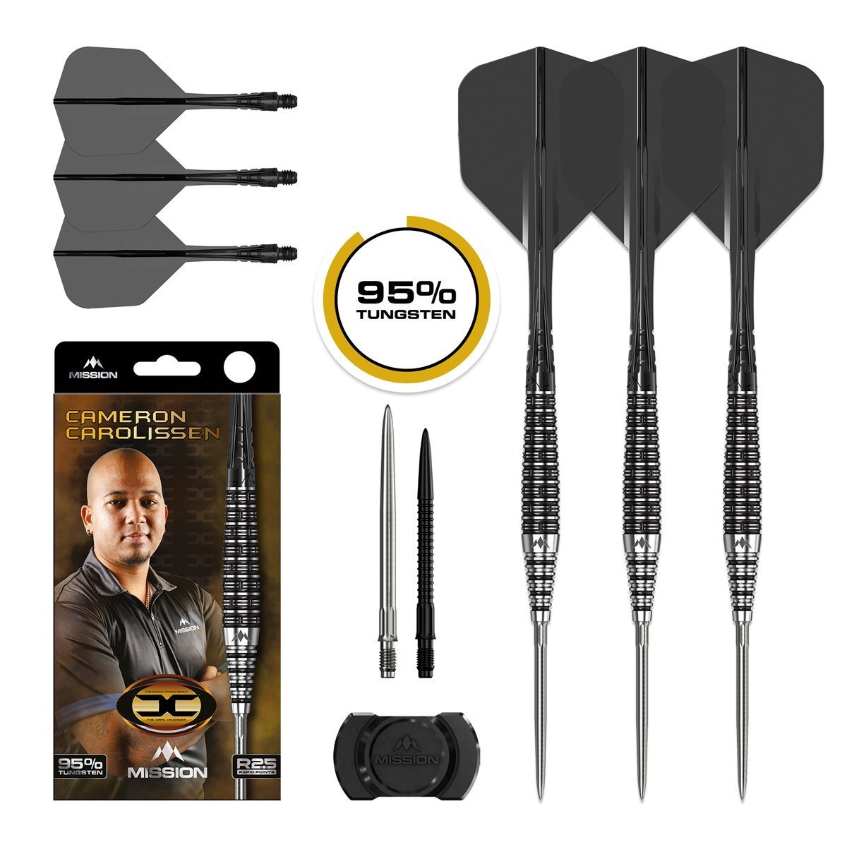 Mission Cameron Carolissen RP 95% Steeldarts 21/23 Gram Steeldarts