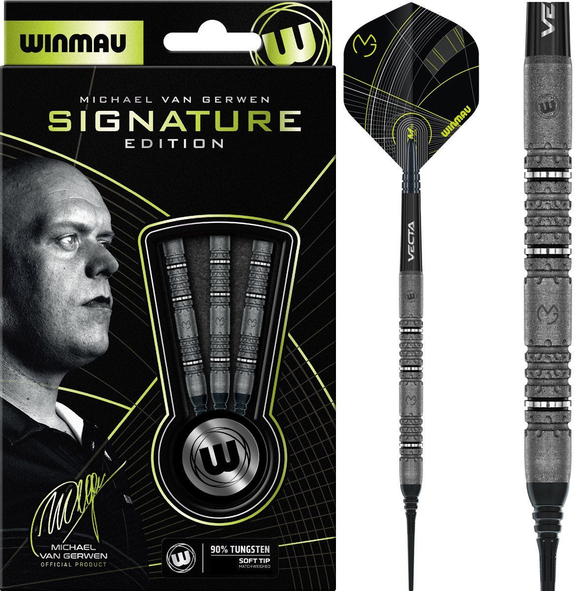Winmau Michael van Gerwen MVG Signature Edition 90% Softdarts 20 Gram Softdarts