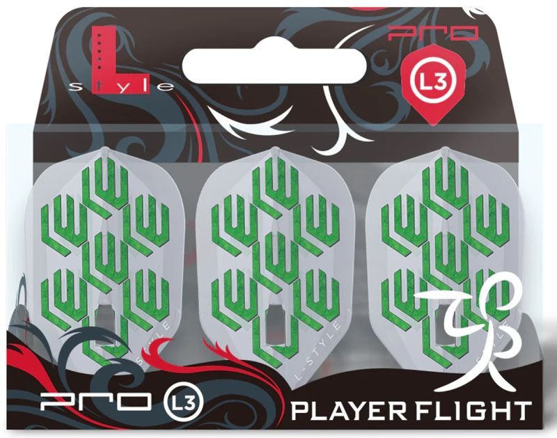 L-Style Champagne Flights Pro Lukas Wenig Clear White L3 Shape Flights
