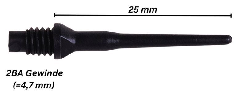 Karella Keypoint Special Soft Tip Points 2BA – 1000 Pieces Soft Dart Spitzen E-Dart