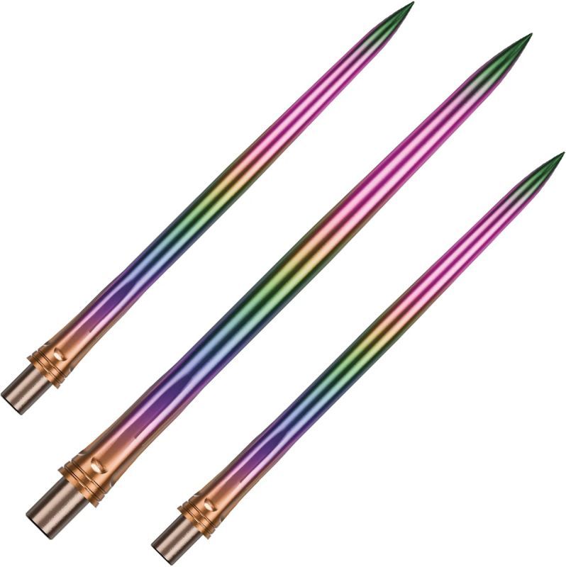 Precise180 EVO Steeldartspitze Rainbow 28/32/36/40 mm Wechselspitzen