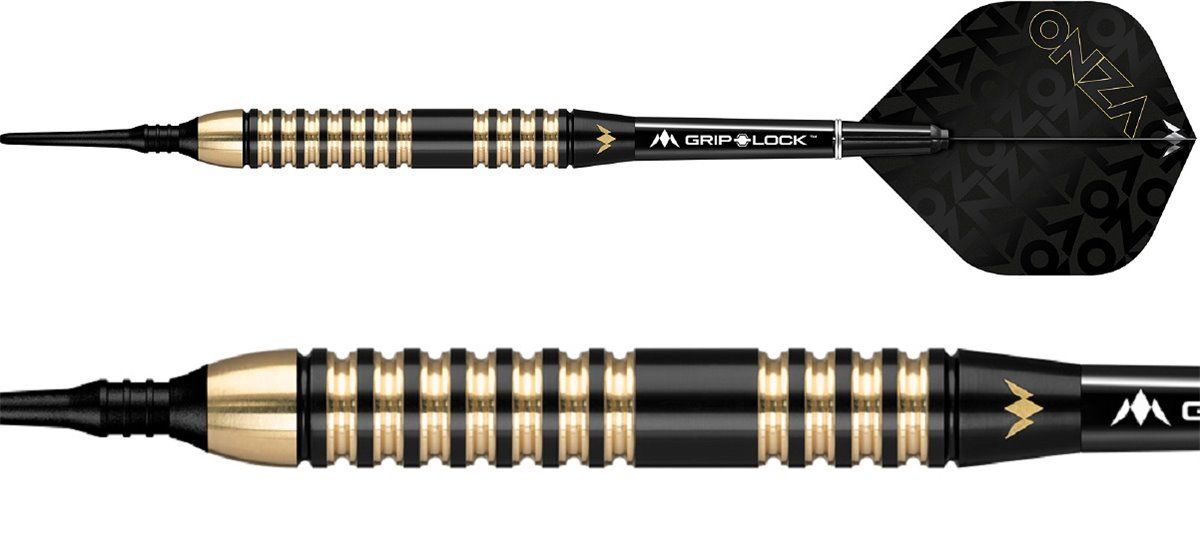 Mission Onza Black & Gold Brass Softdarts M4 19g Softdarts