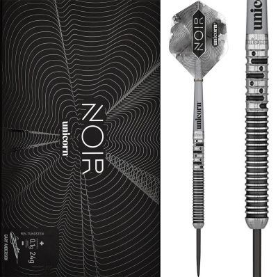 Unicorn Gary Anderson Noir Phase 5 90% Tungsten Steel Darts 21/22/23/24/25 Gramm Steeldarts