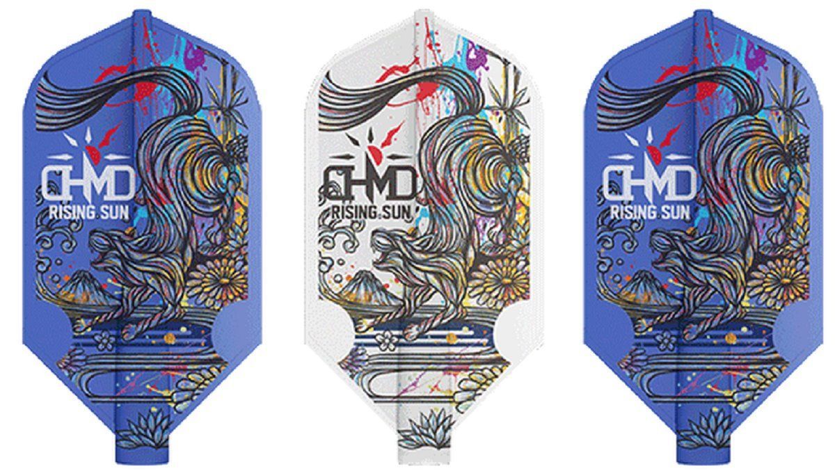 8 Aletta aletta per freccette Haruki Muramatsu MIX Slim Flights