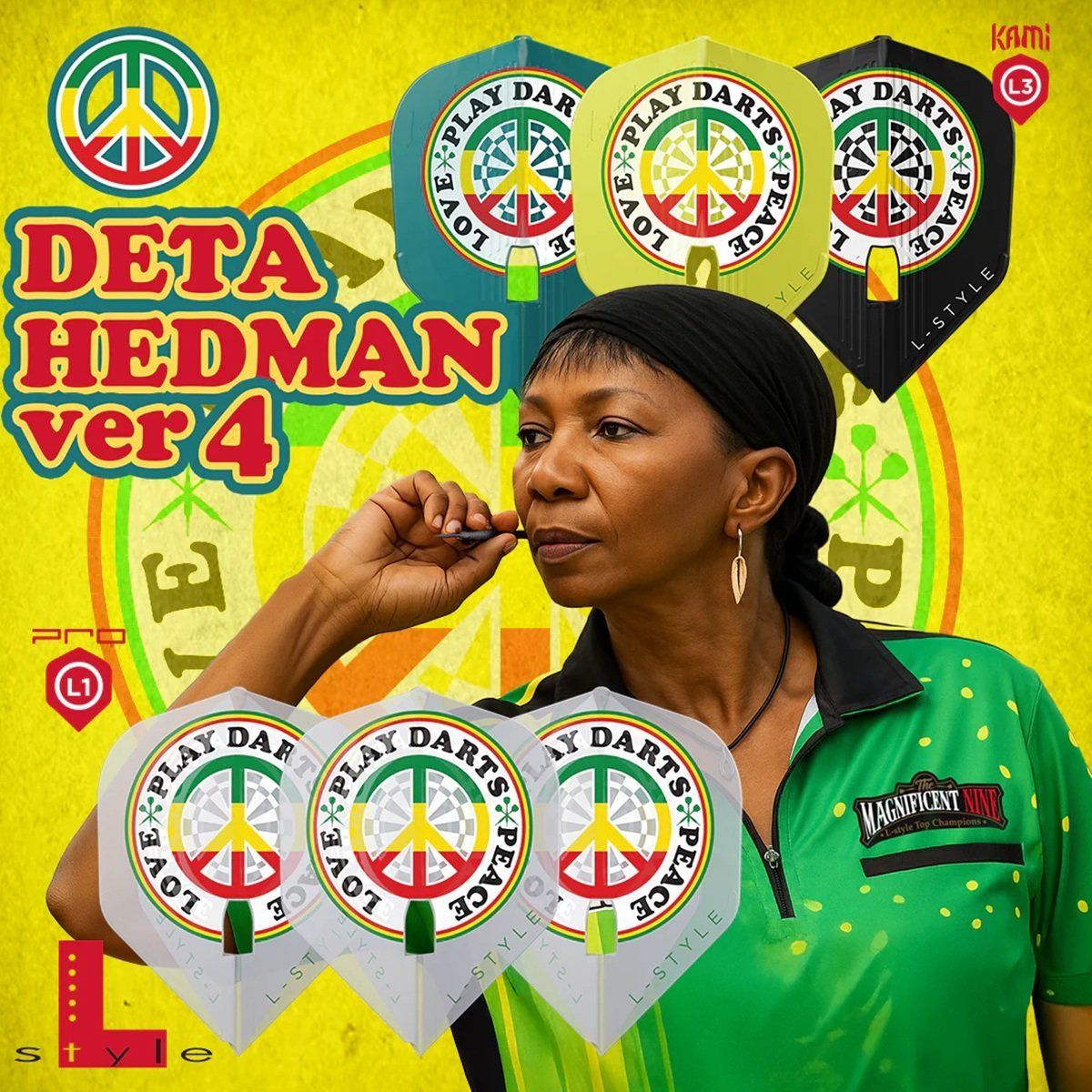 L-Style Champagne Flights Pro Deta Hedman V4 L1 Standard Flights