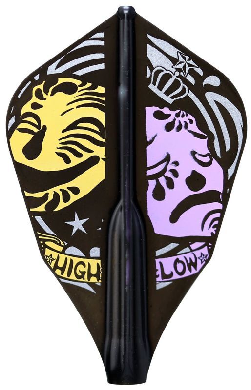 Cosmo Darts Fit Flights Air Shogo Yokumoto 3 W-Shape Flights
