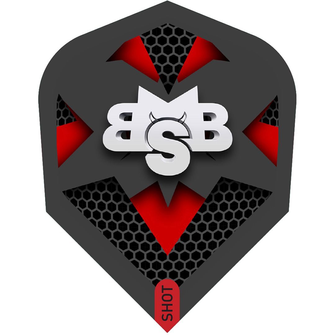 Shot! Branded Michael Smith Tenacious Shape No.6 Flights
